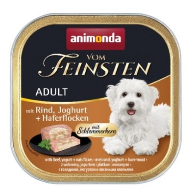 ANIMONDA Vom Feinsten wołowina, jogurt 150g