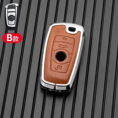 PLATEADO BROWN3CAR KEY CAGE COVER BAG BMW F20 F30 G20 F31 F34 F10 G30 F11 X3  