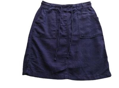MARKS&SPENCER_____LNIANA PROSTA SPÓDNICA 36
