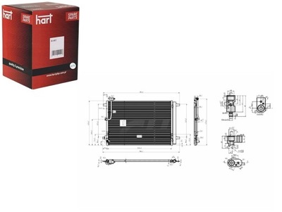 CONDENSADOR CONDENSADOR DE ACONDICIONADOR AUDI A8 10- HART  