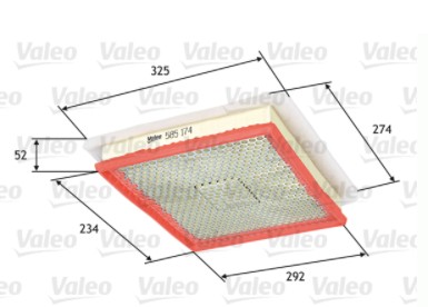 FILTRO AIRE OPEL ASTRA 2.2 16V 01-  