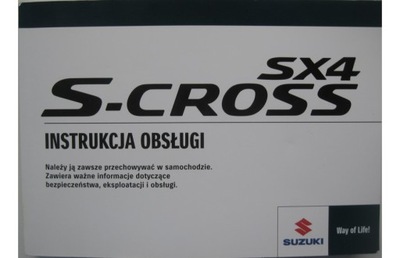 SUZUKI SX4 S-CROSS 2016- POLSKA MANUAL MANTENIMIENTO  