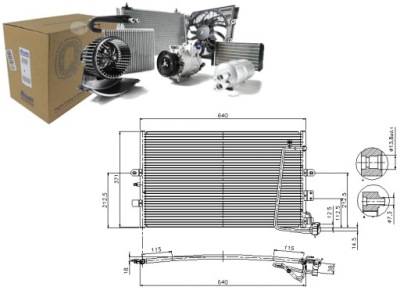 Nissens 94301 конденсатор, кондиціонер фото №1