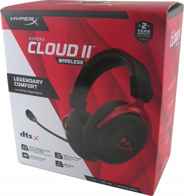 SŁUCHAWKI DLA GRACZY HYPERX CLOUD II WIRELESS 7.1