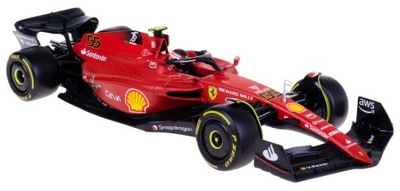 FERRARI F1-75 BOLID F1 BBURAGO 1:18 #55 C.SAINZ