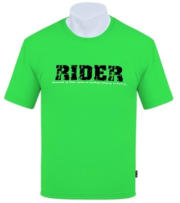 Koszulka T-shirt RIDER bawełna 6XL seledyn POLSKA