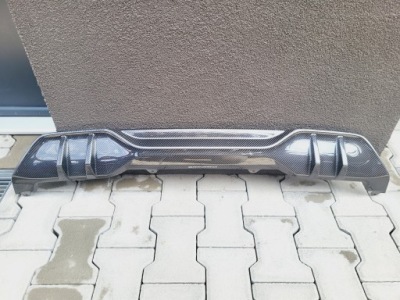 Дифузор спойлер накладка карбон бампера задня bmw x5 g05 m-performance фото №1