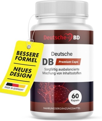 Niemieckie kapsułki BD-jakość bezpośrednio dla ciebie-60 kapsułek 1 puszka.