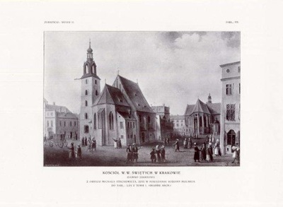 druk M. Stachowicz: Kraków. Kościół W.W. Świętych