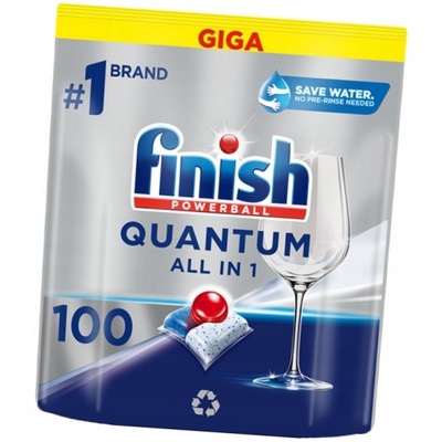 Finish Quantum Kapsule do umývačky riadu Regular 100 ks