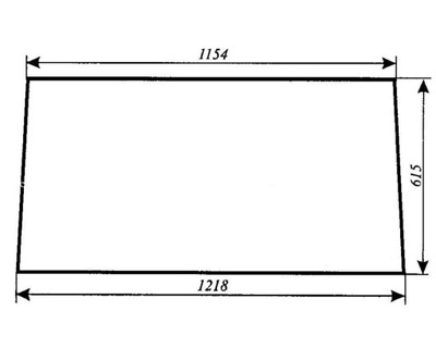 СТЕКЛО MASSEY FERGUSON MF 2000 ЗАДНЯЯ 3042339M2