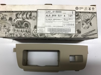 Рамка переключателей стекло audi q7 4l 4l0959521a фото №1