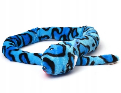 Maskotka Wąż 70cm niebieski