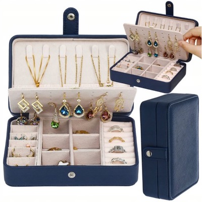 Pudełko Organizer Szkatułka Na Biżuterię kuferek