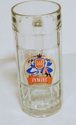 kufel BROWAR ŻYWIEC 0,5L, Z NAPISEM W DNIE Z 1998r