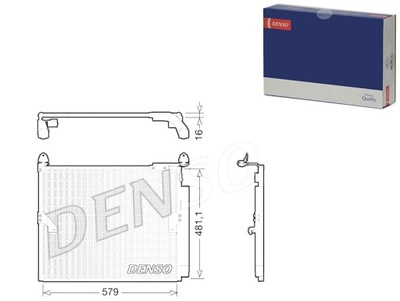 CONDENSADOR DE ACONDICIONADOR TOYOTA LAND CRUISER PRADO 4.0 08.09- DENSO  