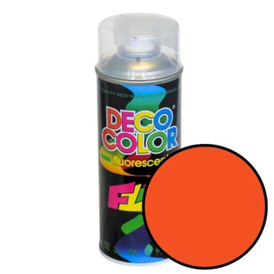 SPRAY 400ML FLUORESCENCYJNY POMARAŃCZ DECO COLOR 14330