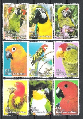 NIGER 1988 MNH BIRDS FAUNA