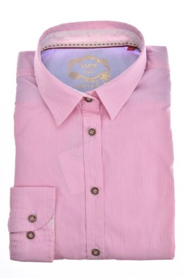 Idealna Bluzka Koszula różowa w paski PURE M