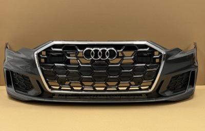 Audi a6 c8 бампер перед 4xpdc s-line lz7s lift фото №1