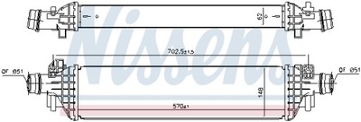 INTERCOOLER NISSENS 96173 1302264