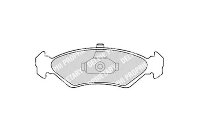Delphi тормозные колодки тормозные ford courier fiesta fiesta фото №1