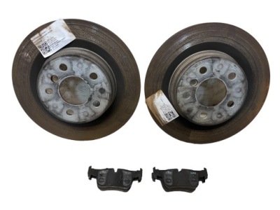 Тормозные диски тормозные колодки задняя 20/300 bmw x1 f48 x2 f39 фото №1