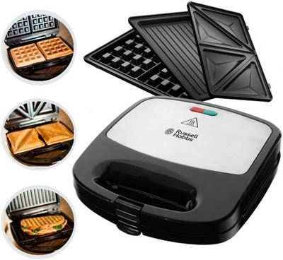 OPIEKACZ GRILL GOFROWNICA RUSSELL HOBBS 3W1 !OPIS!