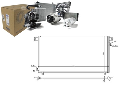 KONDENSATORIUS KONDICIONAVIMO NISSAN PATROL GR MK II SAMO 