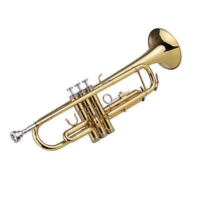 Trumpet Bb B Flat Brass Exquisite with Mouthpiece
