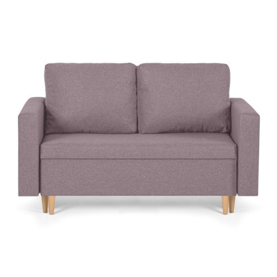 Sofa kanapa 2 os z funkcją spania KEN różowa