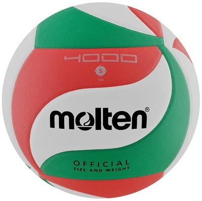 Piłka siatkowa Molten V5M4000-X/DE biało-czerwono-