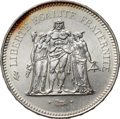 Francja, 50 franków 1975, Herkules