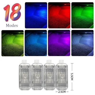 LÁMPARA DIOPARA LUMINOSO DIOPARA LUMINOSO LED AL PIERNAS RGB EN BAGAZNIKU COCHE FARO DIOPARA LUMINOSO DIOPARA LUMINOSO LED HD PARA AUDI A1 8X  