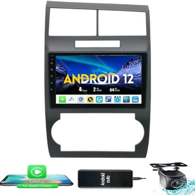 RADIO NAVEGACIÓN GPS DODGE CHARGER/ MAGNUM 2005- 2007 2GB 64GB WIFI CARPLAY  