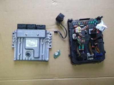 Peugeot 5008 2,0 hdi бортовой компьютер набор стартовый фото №1