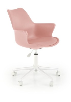 Krzesło biurkowe fotel młodzieżowy Gasly różowy