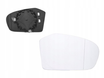 Вкладыш зеркала наружного a-klasse w169 , 04- 5006555e фото №1