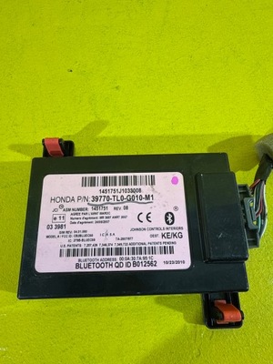 Honda accord модуль 39770-tl0-g010-m1 фото №1
