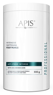 APIS PODO INTENSE Zmäkčujúce perličky do kúpeľa na nohy AHA BHA kyseliny 800g