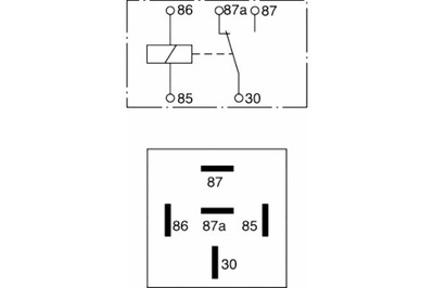 BOSCH RELÉ UNIVERSAL 12V 30A NÚMERO POLACZEN 5 MERCEDES A  