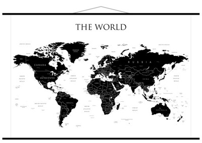 The World mapa ścienna polityczna