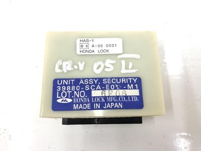 MÓDULO UNIDAD DE CONTROL ALARMA 39880-SCA HONDA CR-V II  