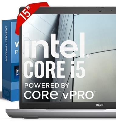 Laptop Dell PRECISION 3561|NVIDIA T600 4GB|Workstation PRO 15,6 " Intel Core i5 16 GB / 256 GB srebrny
