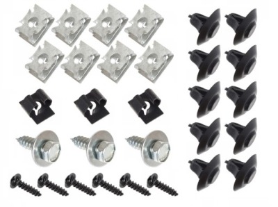 Кліпси śróbki захист двигуна skoda fabia ii 06-2014 фото №1