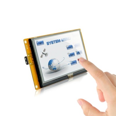 Wyświetlacz LCD 4,3" 480x272 HMI dotykowy dla Arduino, STM32, Raspberry Pi