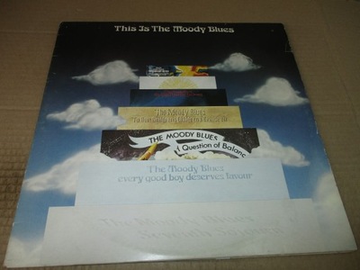 THE MOODY BLUES THIS IS THE MOODY BLUES 2LP 1974 UK