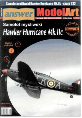 Answer ModelArt Samolot Hawker Hurricane Mk.IIc