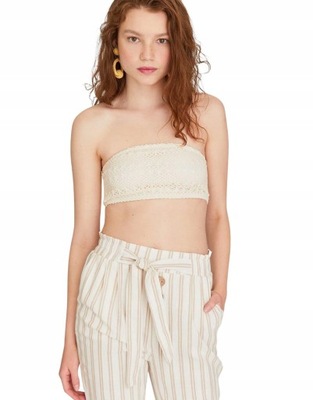 H5F024 STRADIVARIUS__MM8 SZYDEŁKOWY TOP BANDEAU__M