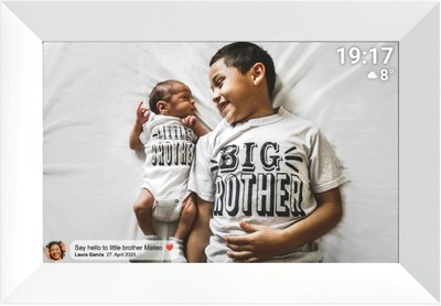 Ramka cyfrowa DENVER Frameo PFF-1026W Biały